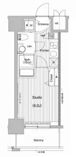ガーラ・プレシャス品川East【2階】の間取り