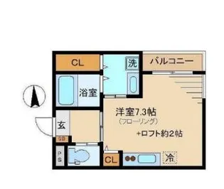 ミラージュ中野【3階】の間取り