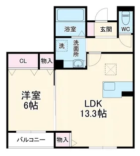 メゾンドール【2階】の間取り
