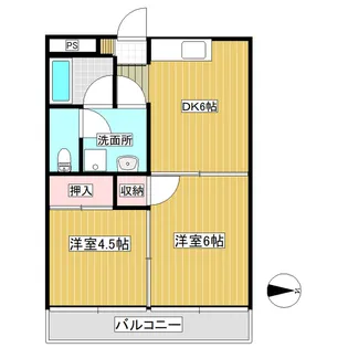カレント林田【3階】の間取り