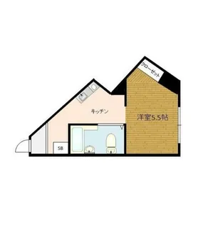 ヴェール横浜【3階】の間取り