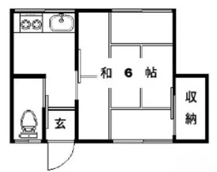 第二芙蓉荘【1階】の間取り