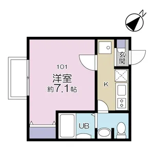 神奈川県横浜市保土ヶ谷区星川1【アパート】の間取り