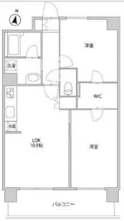 パークサイドコート【3階】の間取り