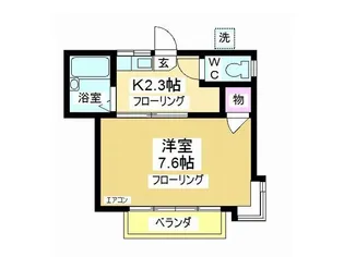 ドリームパレス長瀬II【2階】の間取り