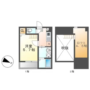 ソフィアHJ(ソフィアエイチジェイ)【2階】の間取り