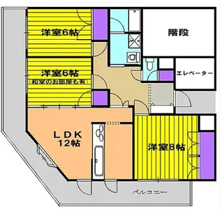 ハイレジデンスL【2階】の間取り