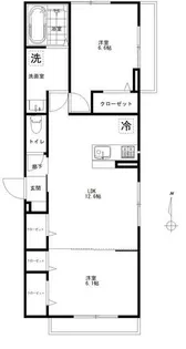 イーストピークヴィオレ【3階】の間取り