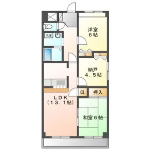 メゾンドール南千里【5階】の間取り