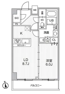 HF曳舟レジデンス【5階】の間取り