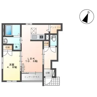 仮)熊谷市万平町2丁目スターテラスII・L【1階】の間取り