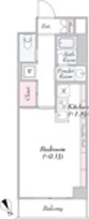 東京都新宿区神楽坂3【マンション】の間取り