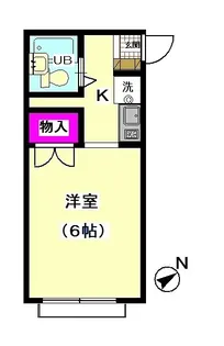 メゾンボヌール【2階】の間取り