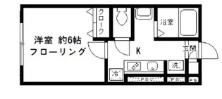 San Dimas Akabane【1階】の間取り