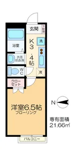アーカスK VI【1階】の間取り