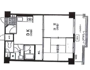 三越ゼームス坂マンション【5階】の間取り