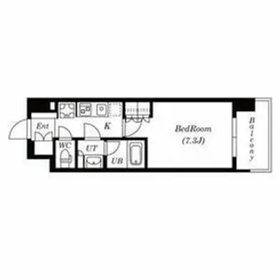 プラチナレジデンス【12階】の間取り