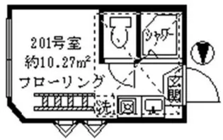フェリスコーラス【2階】の間取り