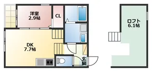 本陣テラス【1階】の間取り