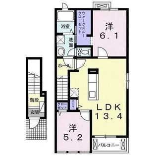 フォルシュI【2階】の間取り