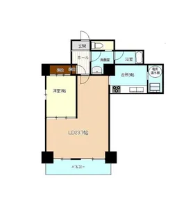 半蔵門ハウス【5階】の間取り