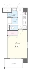 ビンシスターレット【1階】の間取り