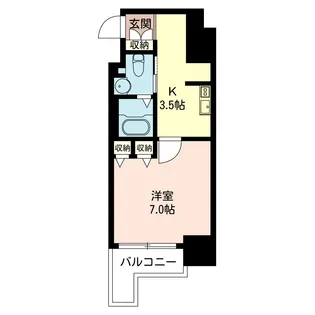 セレニティコート虎ノ門【8階】の間取り