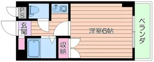 プチハイツ山手町【3階】の間取り