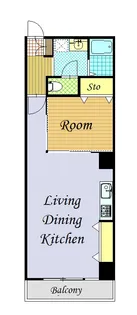 アドバンス新丸子【2階】の間取り