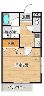 メゾンドフクダ21【2階】の間取り