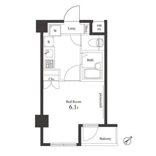 ヴェルト新宿落合【3階】の間取り
