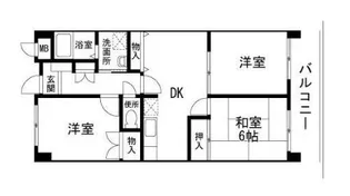 メゾン大西【2階】の間取り