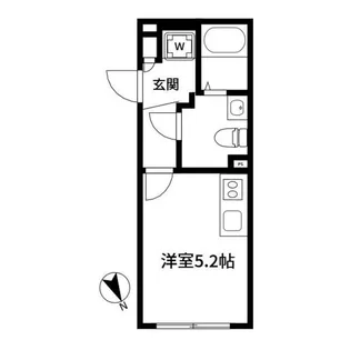 アルティローサ笹塚【1階】の間取り