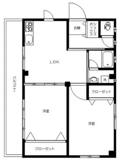 東京都中野区東中野1【マンション】の間取り