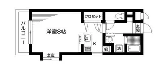 MUスクエア等々力【4階】の間取り