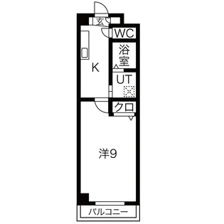 ル・ポミエ【3階】の間取り