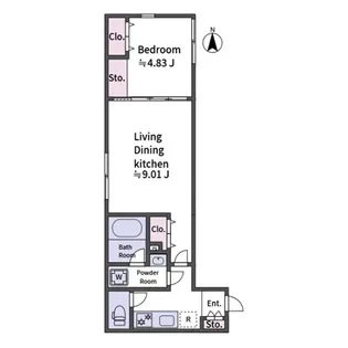 aLATO OyamaII【2階】の間取り
