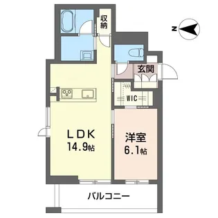 埼玉県川口市並木元町【マンション】の間取り
