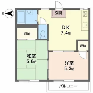 フォーブルK【2階】の間取り