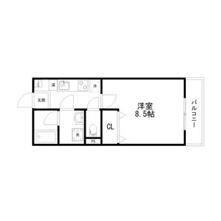 イーストヒルズ【1階】の間取り