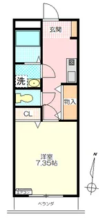 シャルム【1階】の間取り