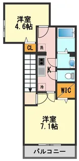 リブリ小岩【1階】の間取り