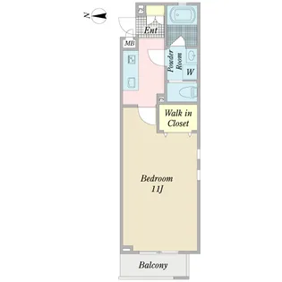 クオーレ囲護台【2階】の間取り