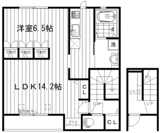 メゾンクレール【2階】の間取り