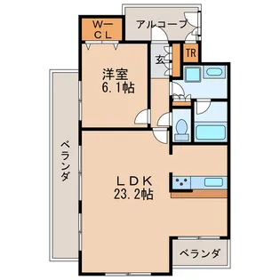 プレサンス栄メディパーク【13階】の間取り