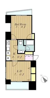 アーバンフラッツ町田【10階】の間取り