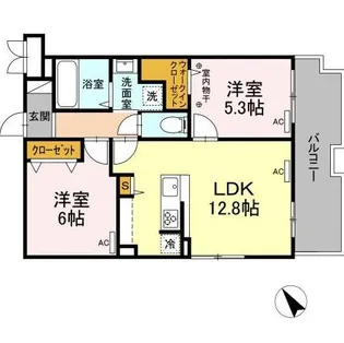 T&R Apartment【3階】の間取り