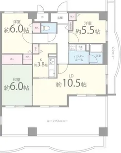 ラフィーネ【7階】の間取り