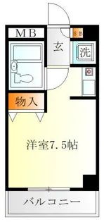 ロフティハウス六角橋【3階】の間取り