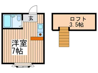 エルティオ新松戸【2階】の間取り